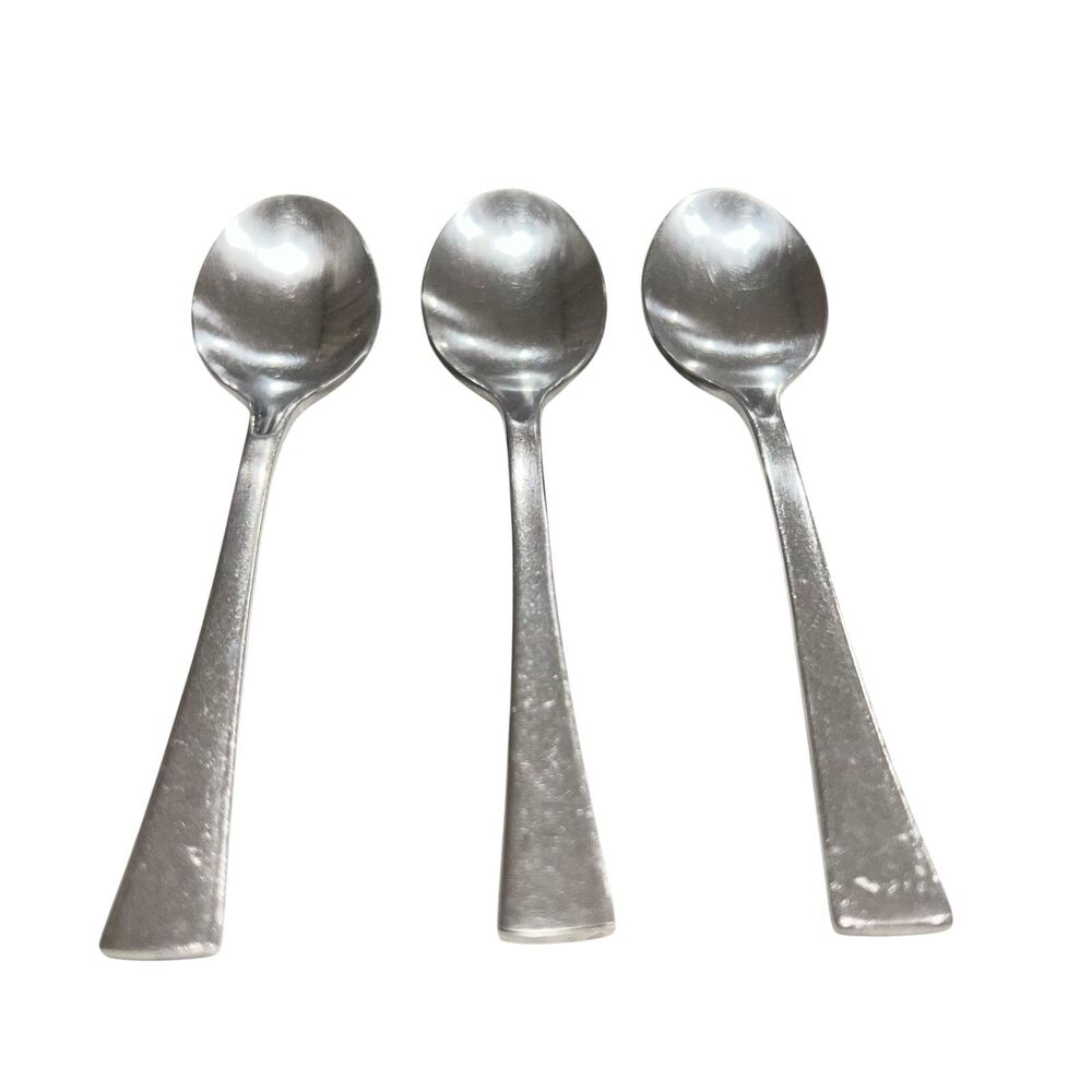 3pc Vintage Grosvenor Small 5" Replacement Stainless Steel 18-8 Spoons Set